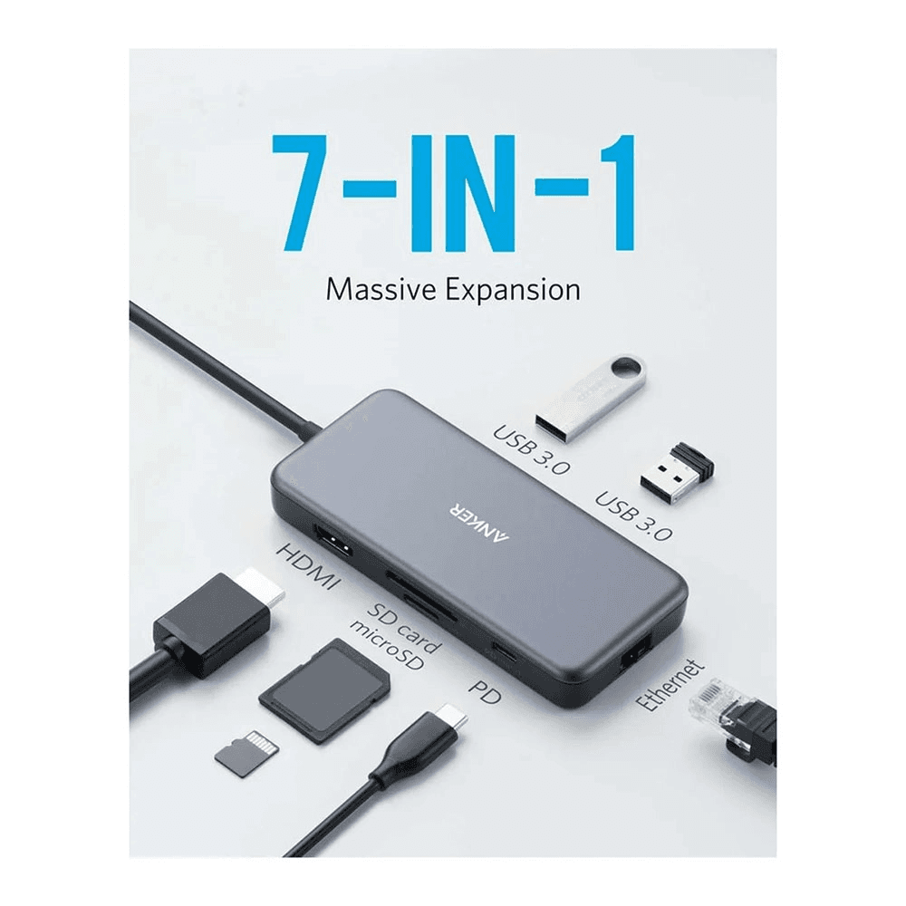 Anker PowerExpand+ 7-in-1 USB-C Ethernet Hub
