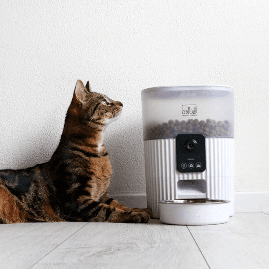 Kualo Smart Feeder With Camera 3.5L - 21X15X28Cm White