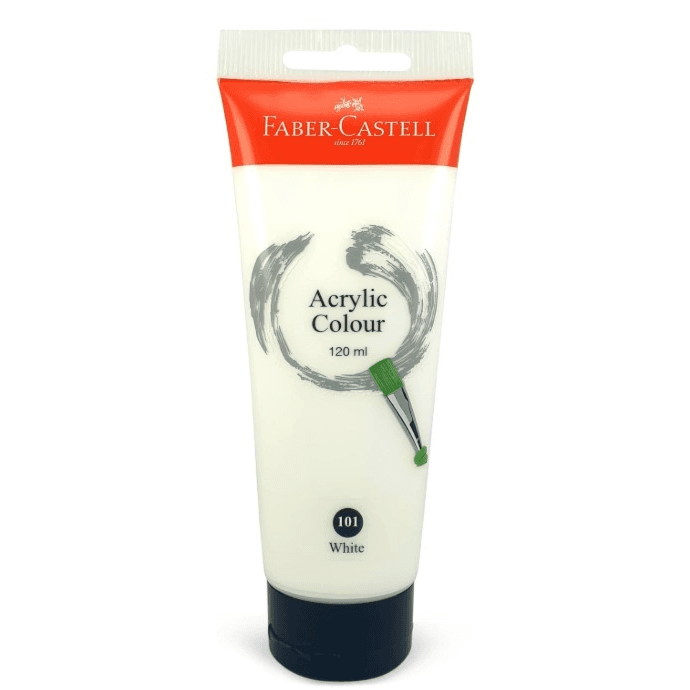 Faber -Castell Acrylic colour White 120 ml