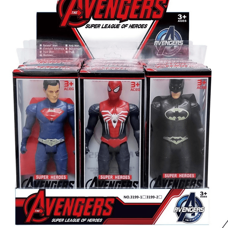 Avengers Super heros 3 characters 22CM