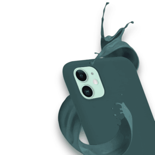IPhone 13 Pro Silicone Case (Dark Green)