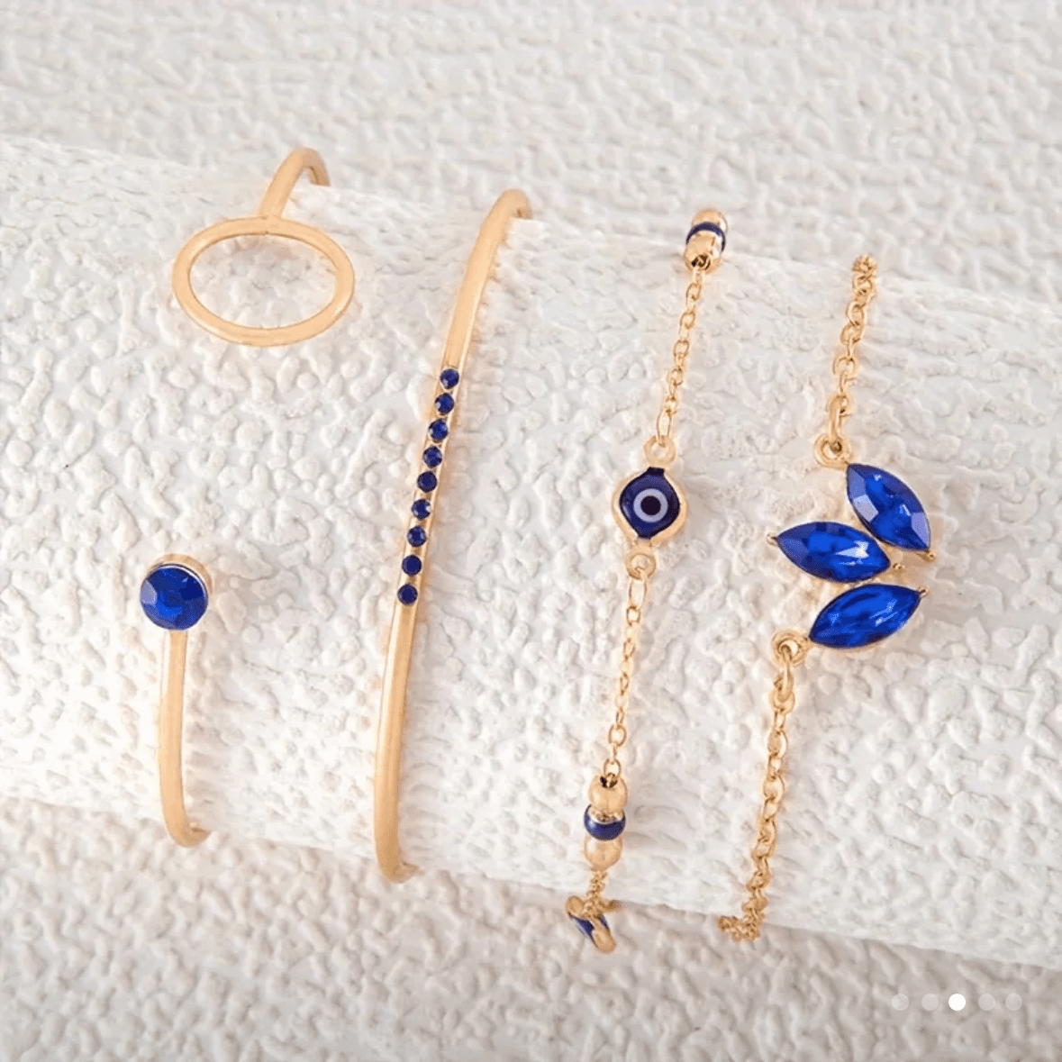 Beautiful blue bangles and bracelets
