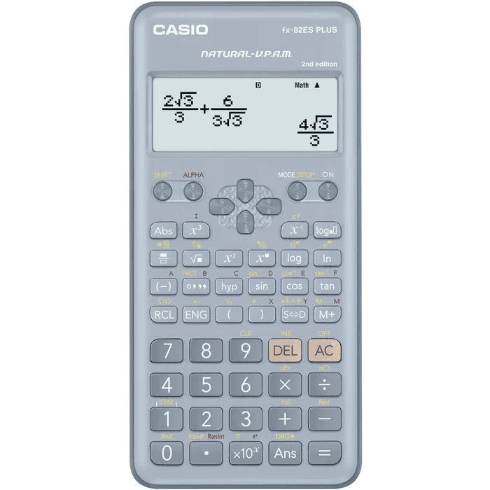 casio Scientific calculator  Fx-82ES Plus 2nd edition 252 function  blue 