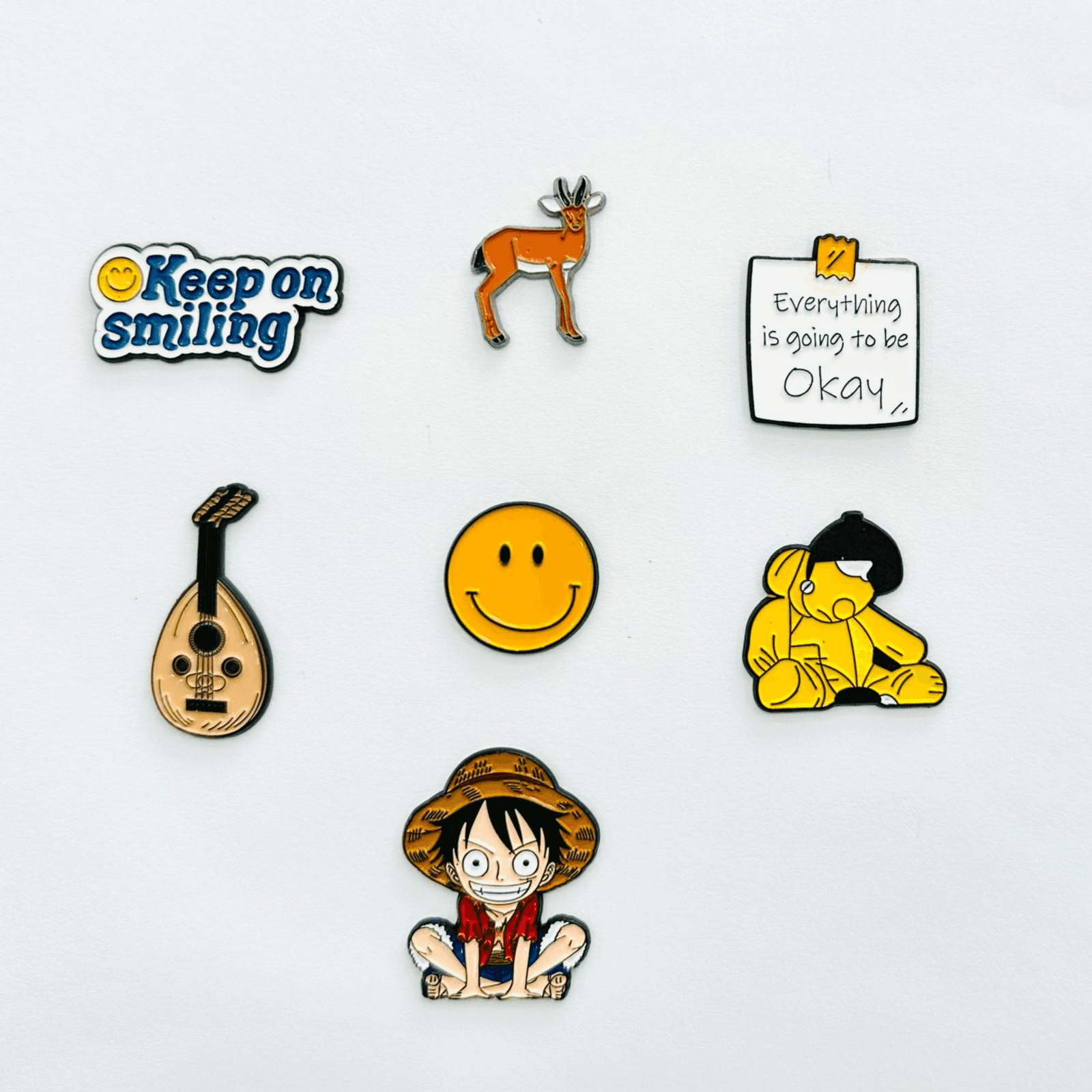 Metal 3D Stickers Kids Combo Qatar For Mobile Phones, Laptops And More - 7 pcs