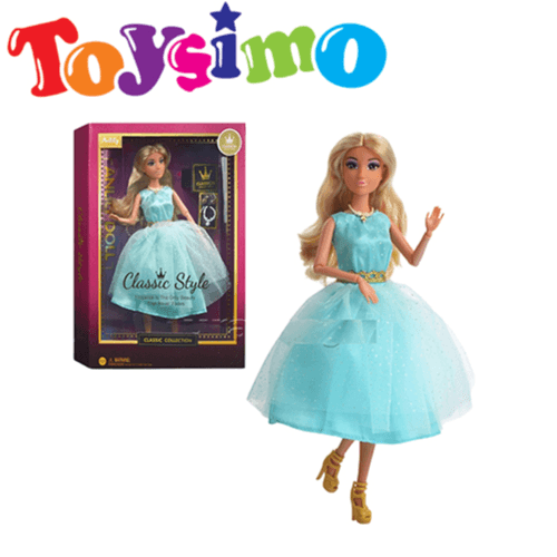 11.5-inch Anlily Classic Doll with Green Dress