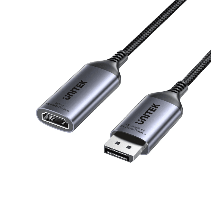 Unitek V1611a01 8k Dp To Hdmi Female Adapter
