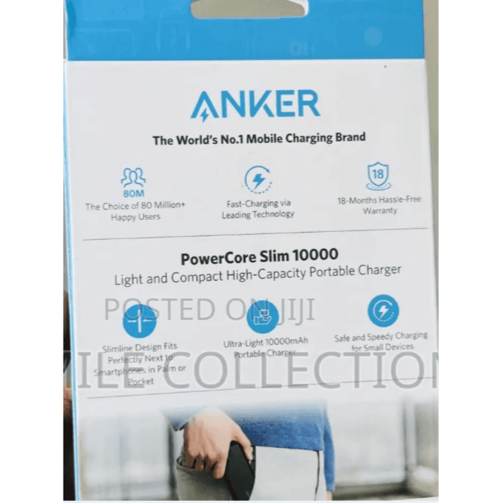 Anker power Core slim10000 portable charger 
