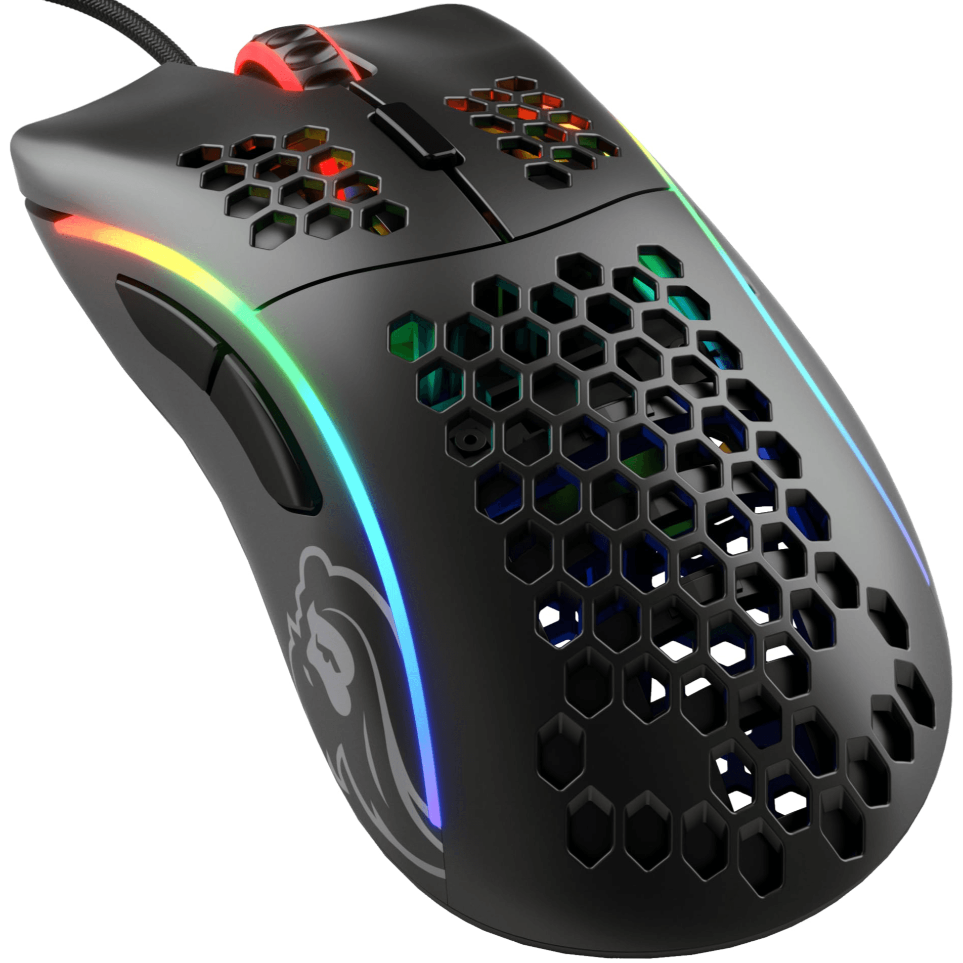 Glorious Model D Wired Gaming Mouse - 68g Superlight Honeycomb Design
