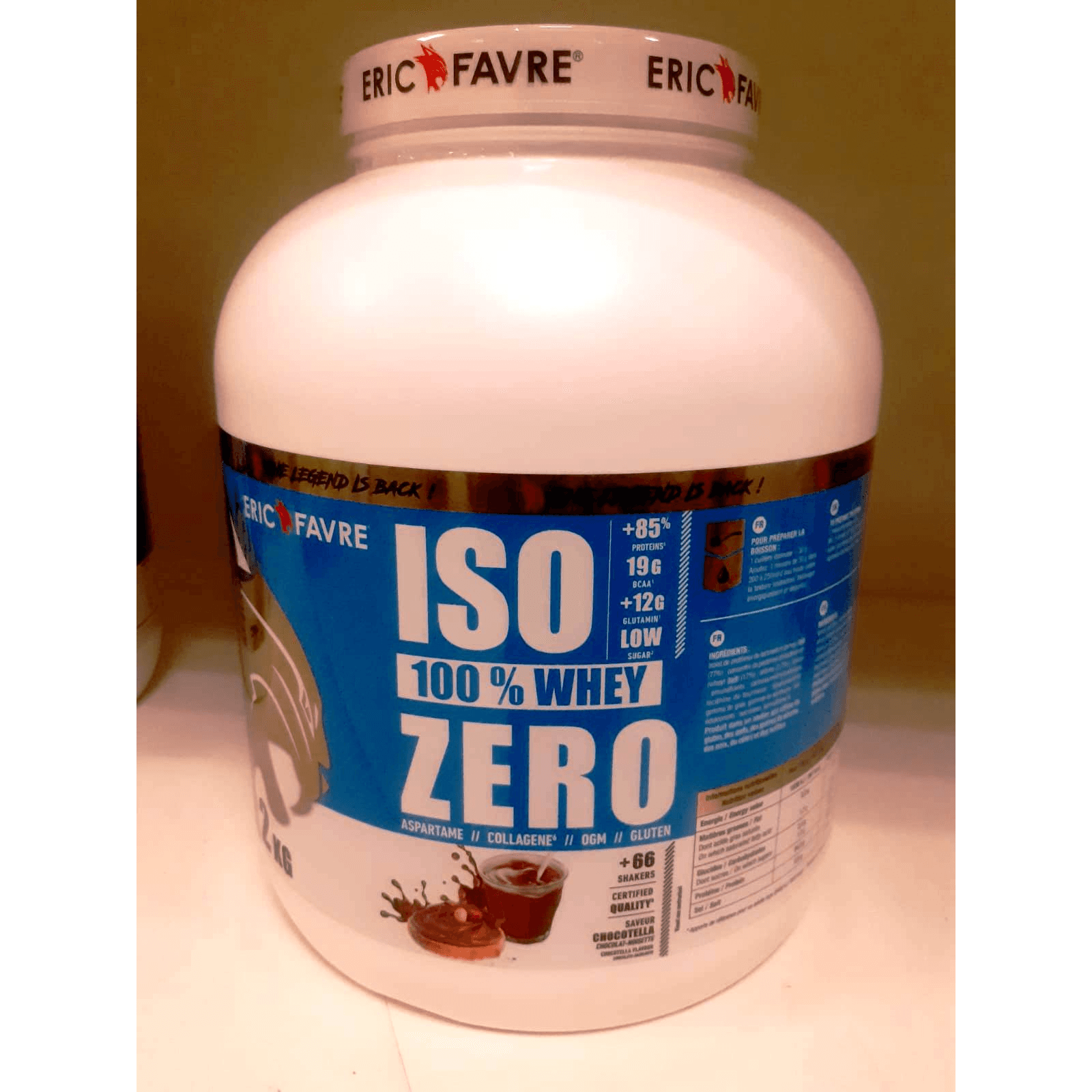 ERIC FAVRE ISO 100% WHEY PROTEIN 2KG(CHOCOTELLA)