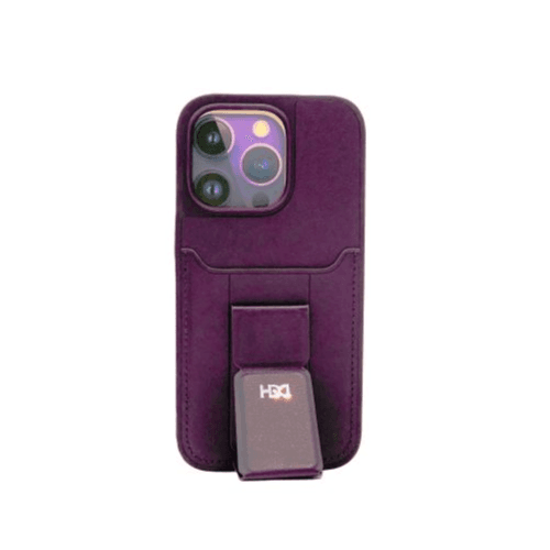 HDD - Protective Case Stylish Creative For IPhone 14 Pro (HBC-216) (Purple)