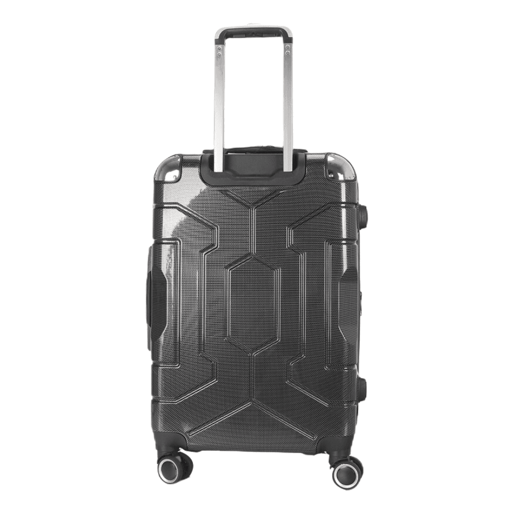 STARGOLD Luggage Bag 3 PCS Set TPC Hardside 360° Rotational Wheels And TPC Lockable Travel Suitcase, SG-TPC42 Dark Grey