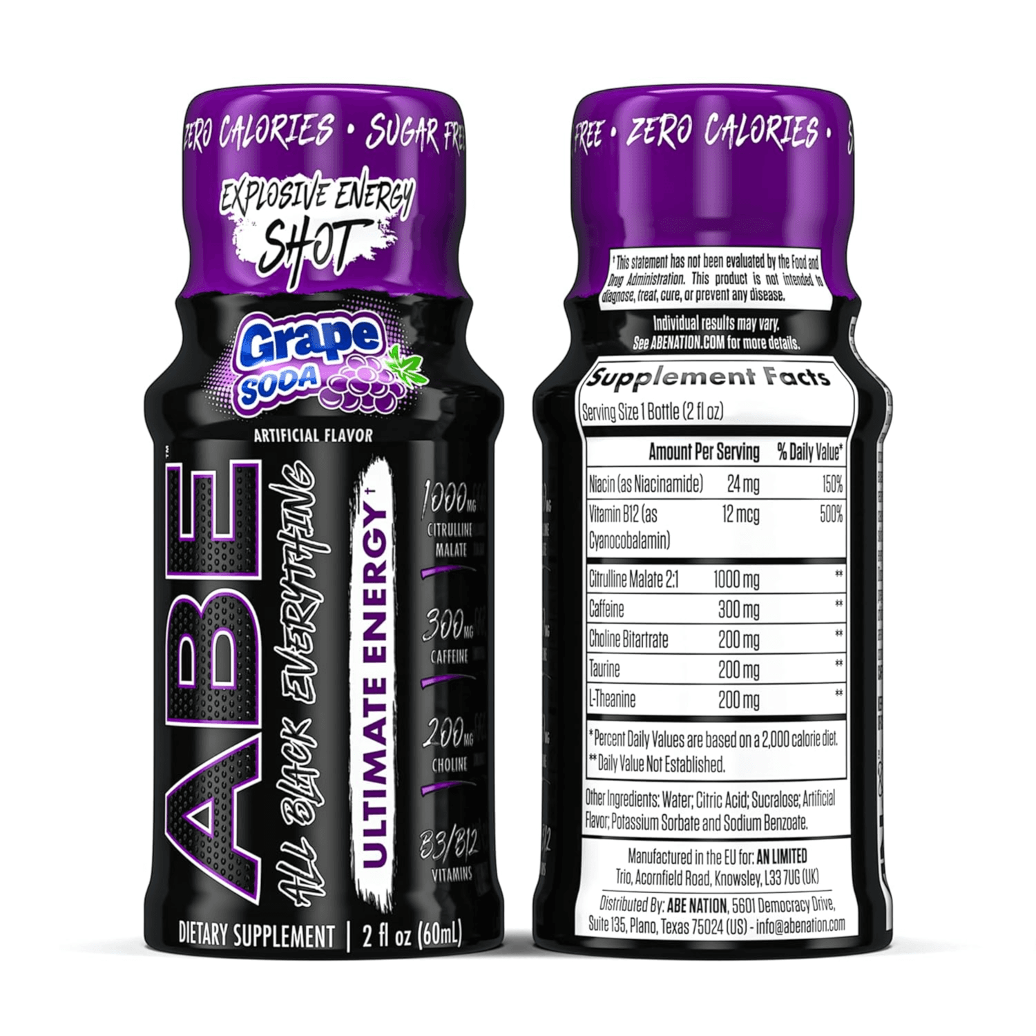 ABE SHOTS GRAPE SODA 1 PC