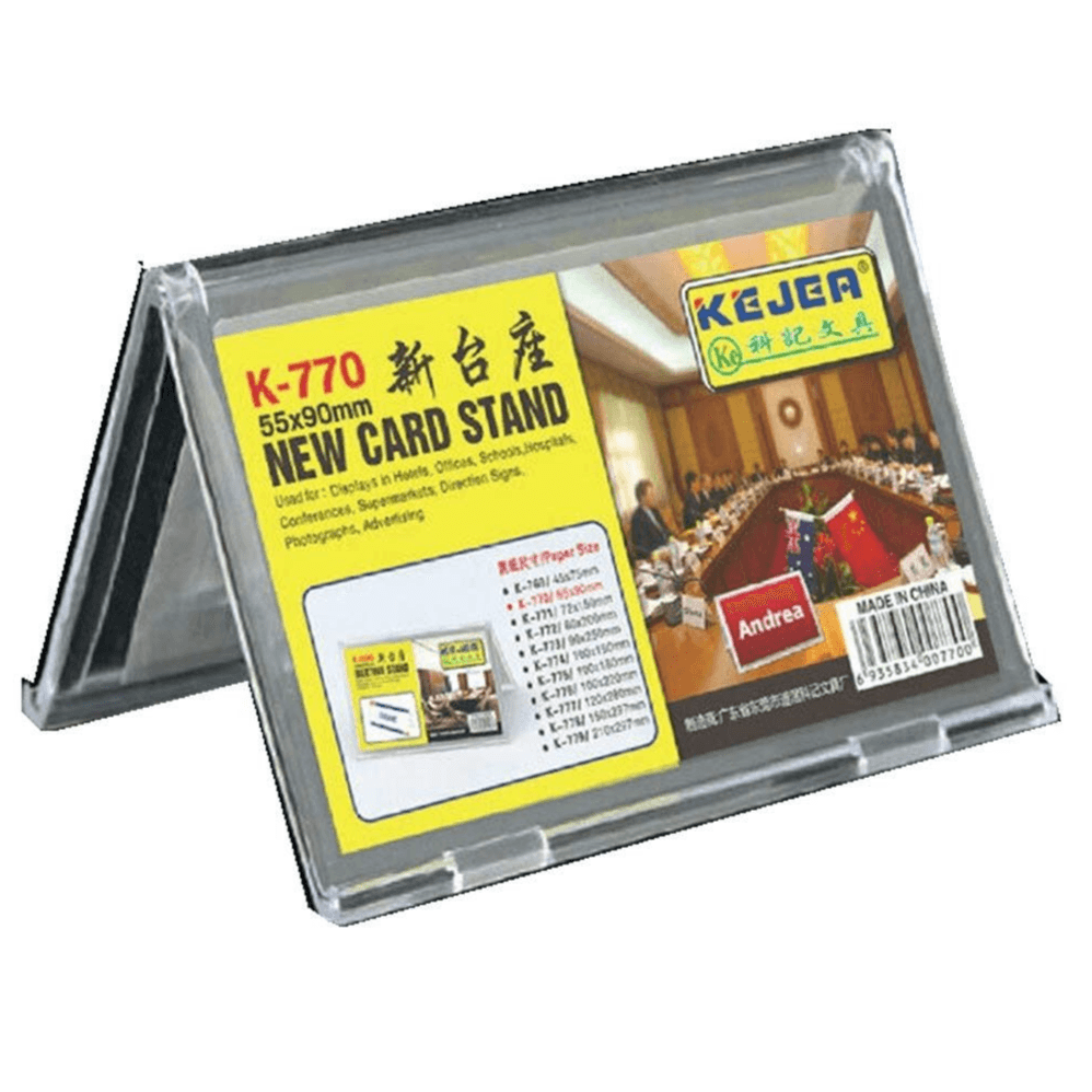 Kejea Card Stand Paper size  55X90 MM
