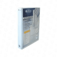 Atlas Pvc 2Ring Binder White A4  1/2 inches 