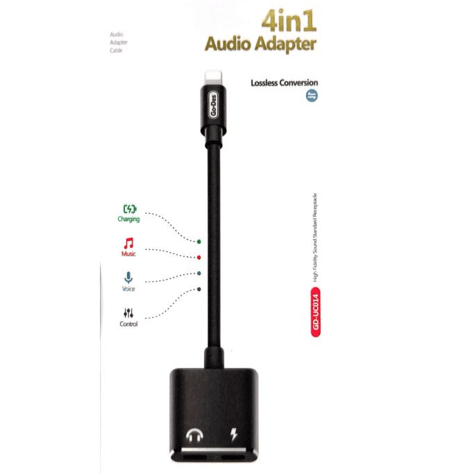 Go-des 4 In 1 Audio Adapter Lossless Conversion Gd-uc014