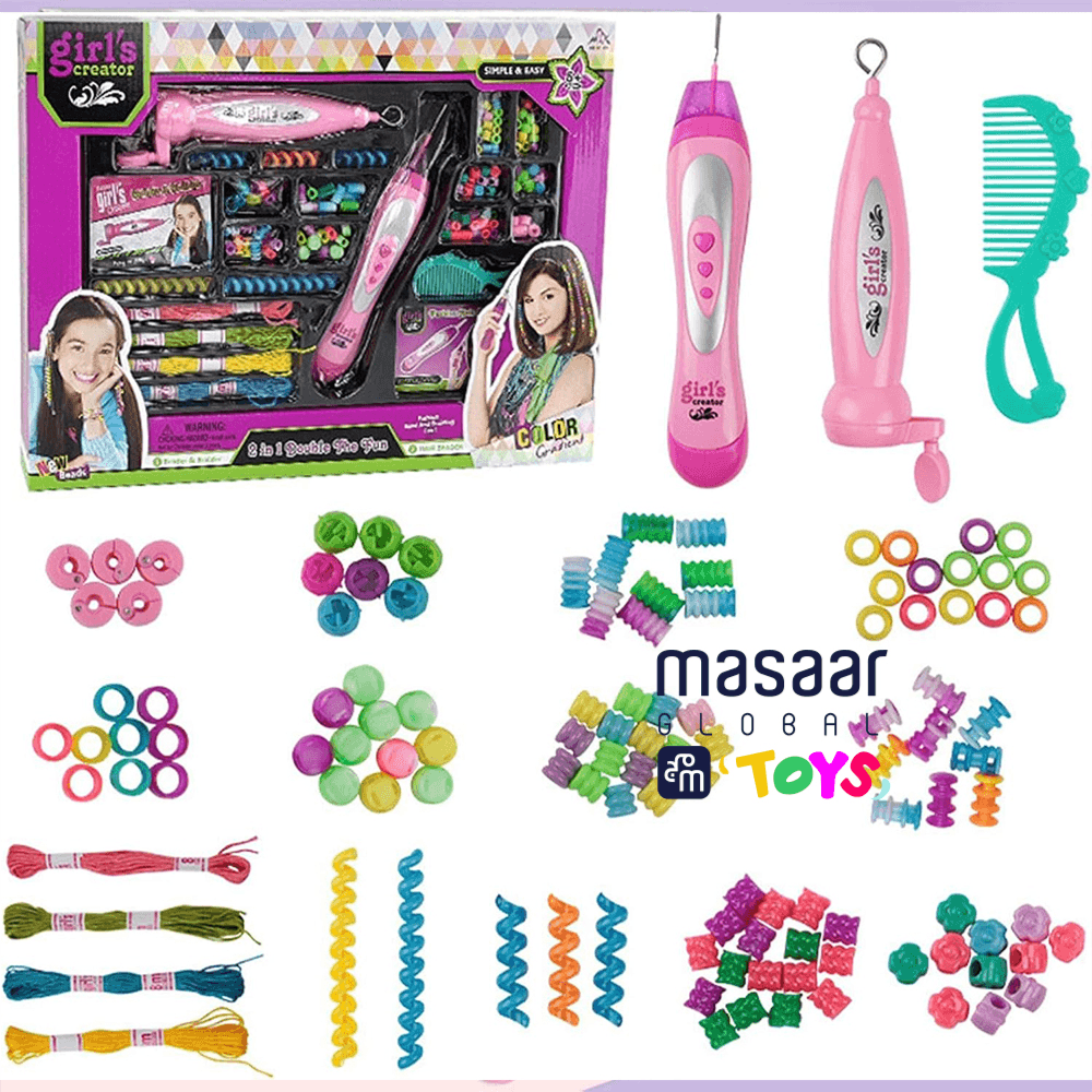 Mbk-207A - Multier Automatic Hair Braid Machine -Layful Hair Knitting Machine And Bead Set