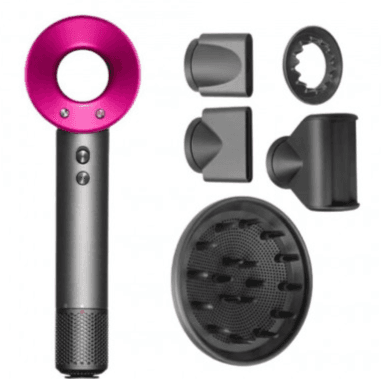 Leafless Hair Dryer with 5 Magnetic Nozzles