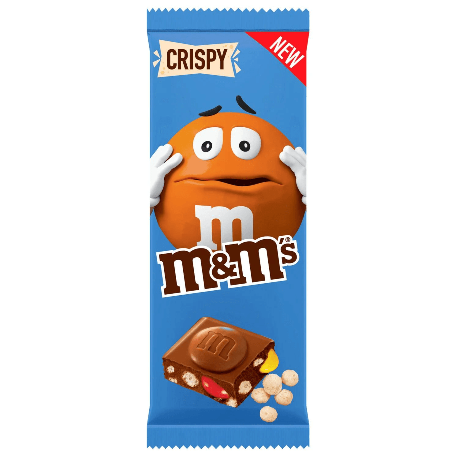 M&m's Crispy Pieces & Milk Chocolate Block Sharing Bar, 150g