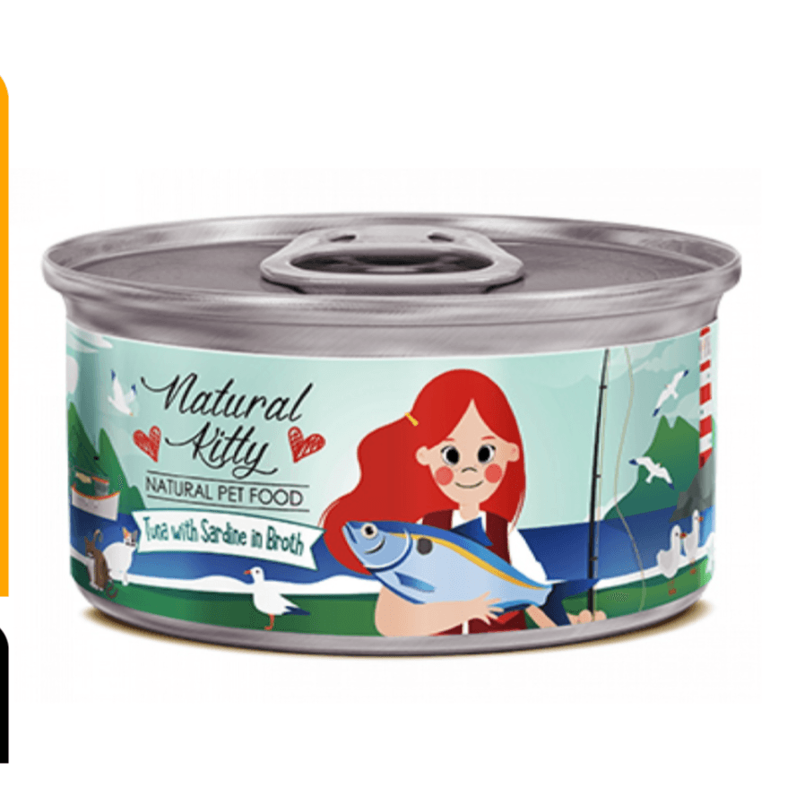 Natural Kitty Tuna With Chicken In Broth 80 g