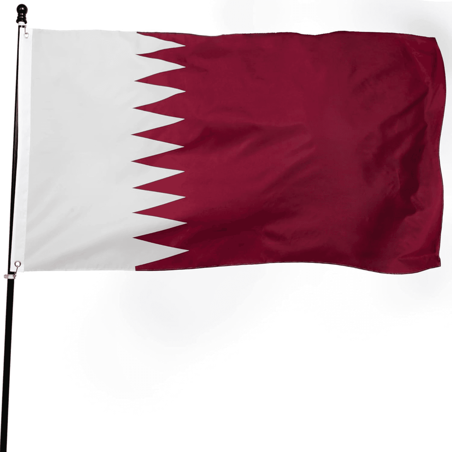 علم قطر الوطني قماش بجودة 5 أمتار