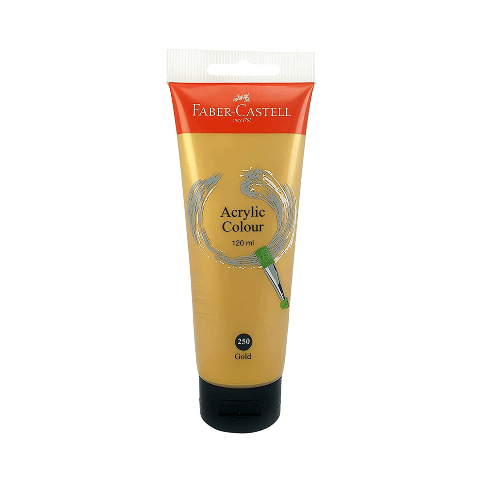 Faber- Castell Acrylic colour Gold 120 ml