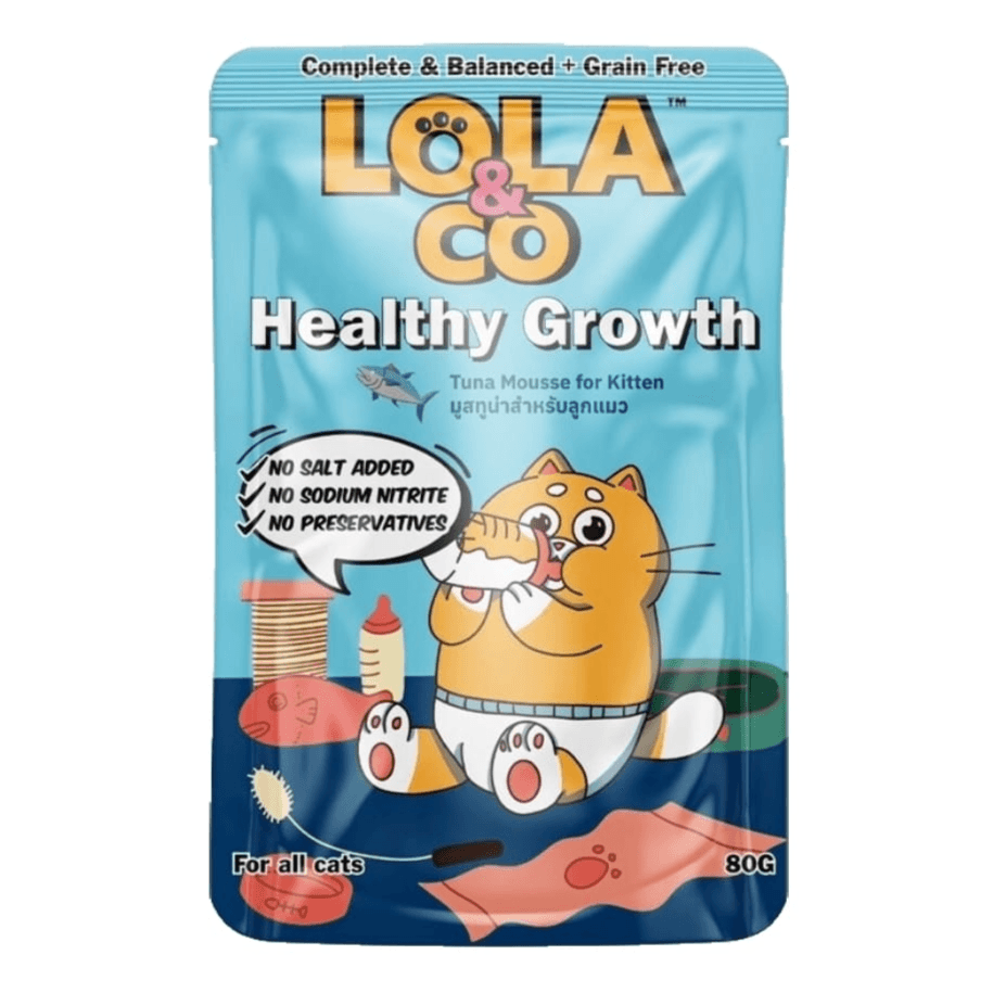 Lola & Co Healthy Growth Tuna Mouse For Kitten 80G