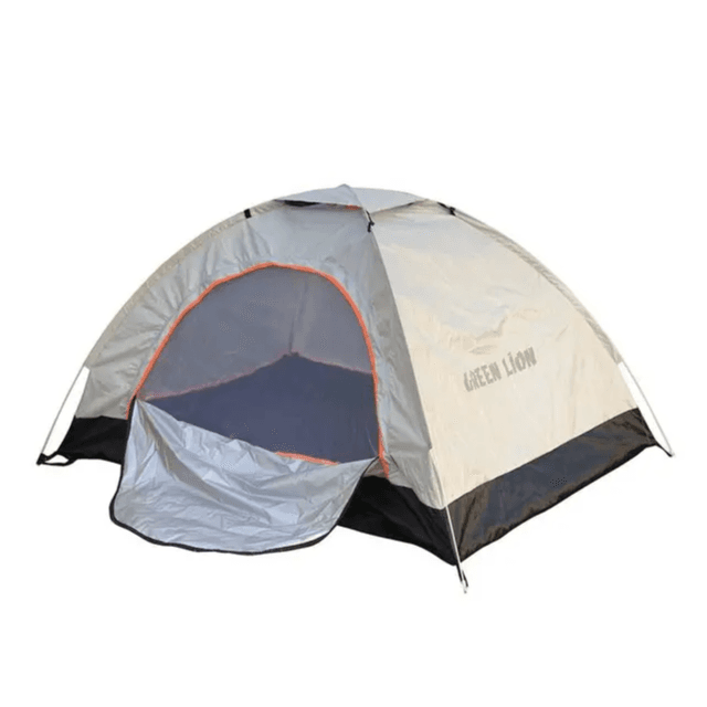 Camping Tent, Light Weight. 2-3 Person Capacity, Windproof Rope, Ventilated Mesh, 15 Second Instand Setup - Green Lion GT 3 PLUS