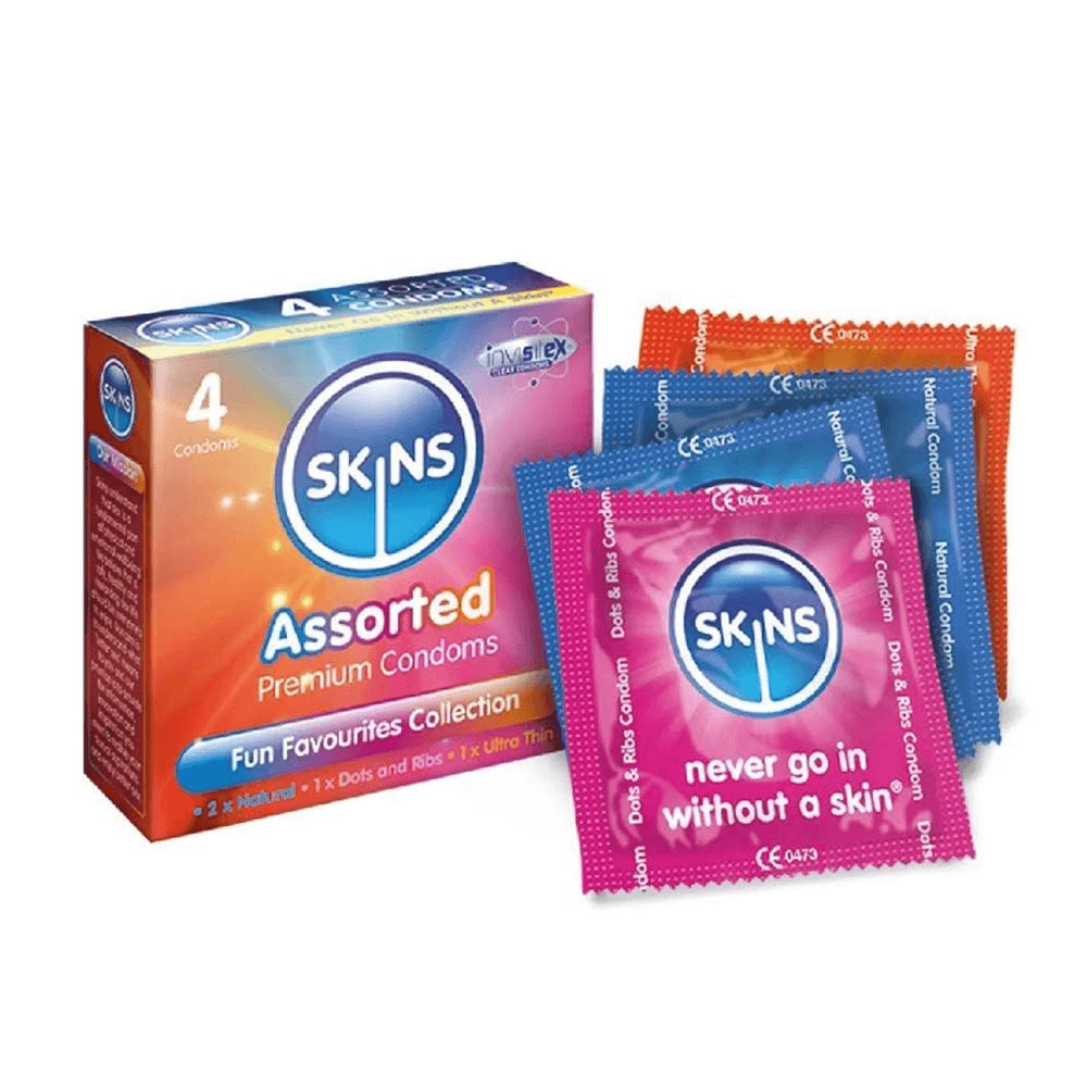 سكينز واقيات متنوعة 4 قطع
