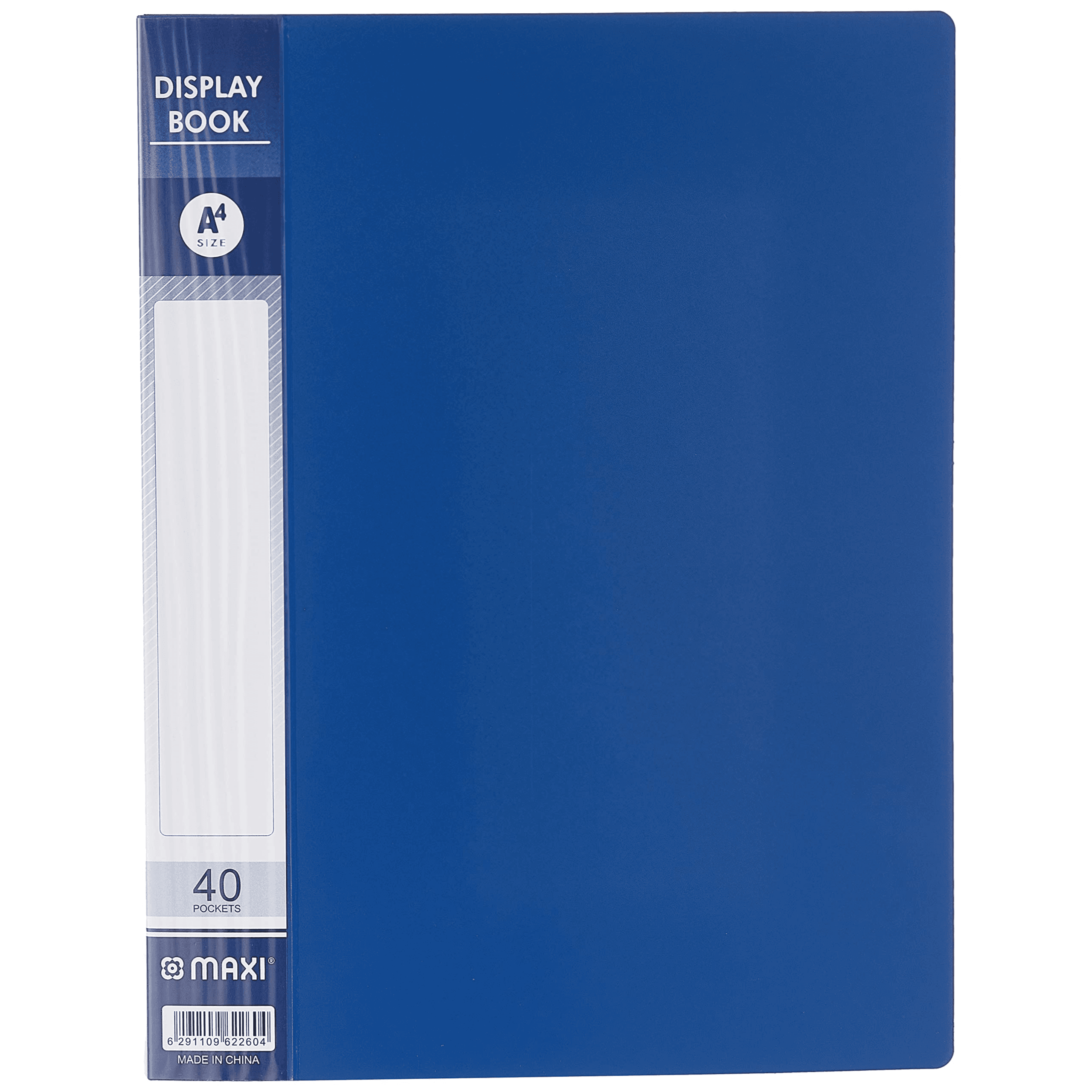 Maxi Display Book - 40 Pockets, A4 blue 