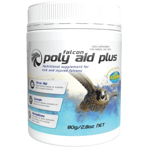 Vetafarm Falcon Poly Aid Plus Nutritional Supplement For Sick And Injured Falcon 80g