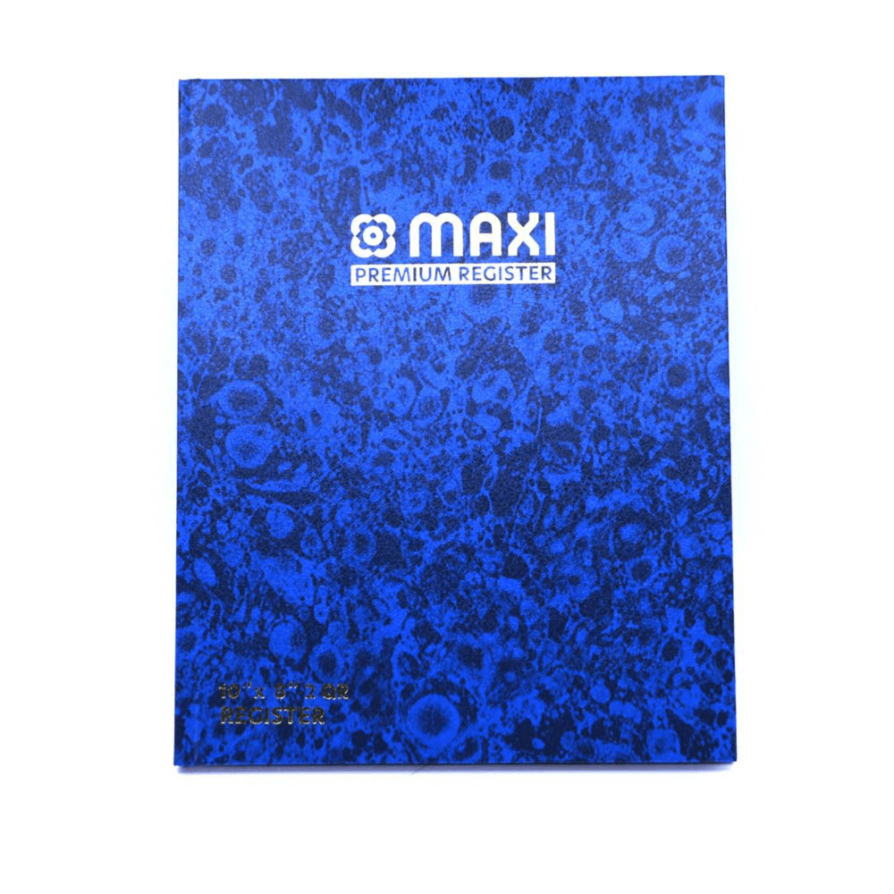 دفتر تسجيل ماكسي 2QR بحجم 10x8