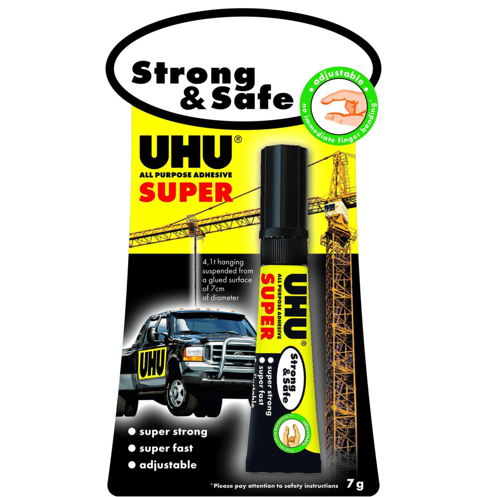 UHU Super Strong & Safe Immediate Finger Bonding 7G