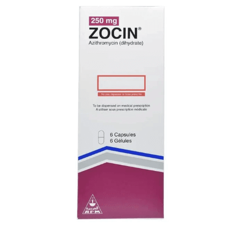 ZOCIN 250MG CAP 6'S
