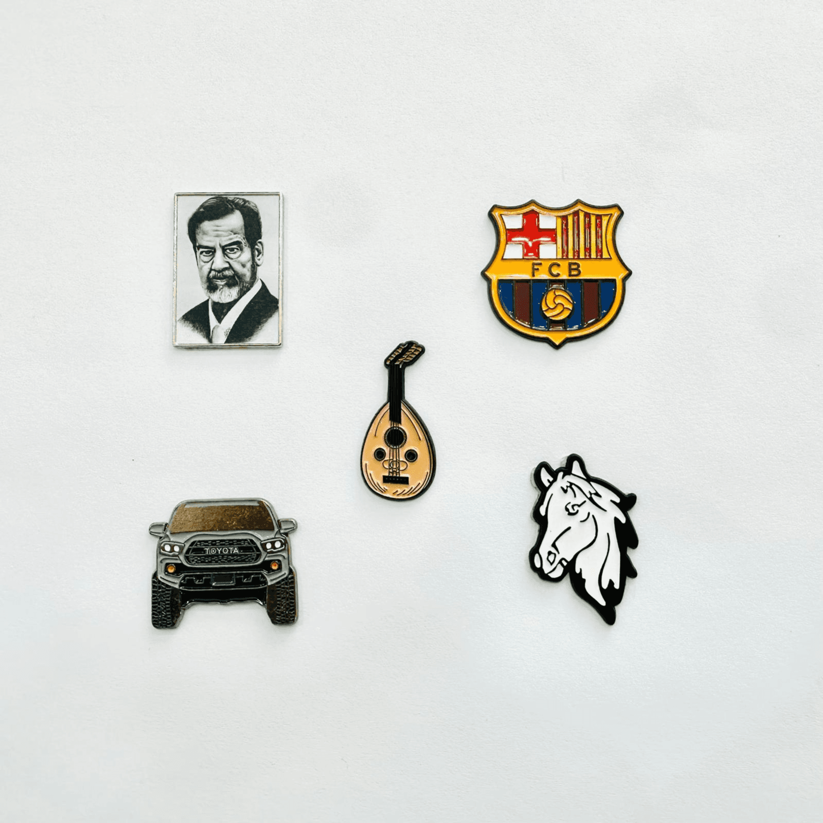 Metal 3D Stickers Combo Pack Qatar For Mobile Phones, Laptops And More - 5 pcs