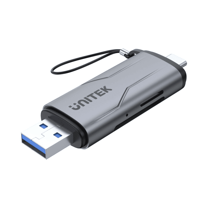 Unitek R1010a Usb Dual A/c To Micro Sd/sd Card Reader