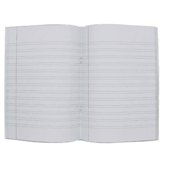 Sinarline English note book Two line 100 sheet Brown cover  EB-01816