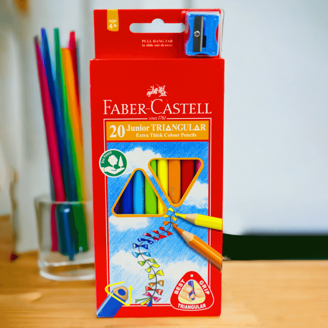 Faber - castell 20 junior triangular Extra thick colour pencil