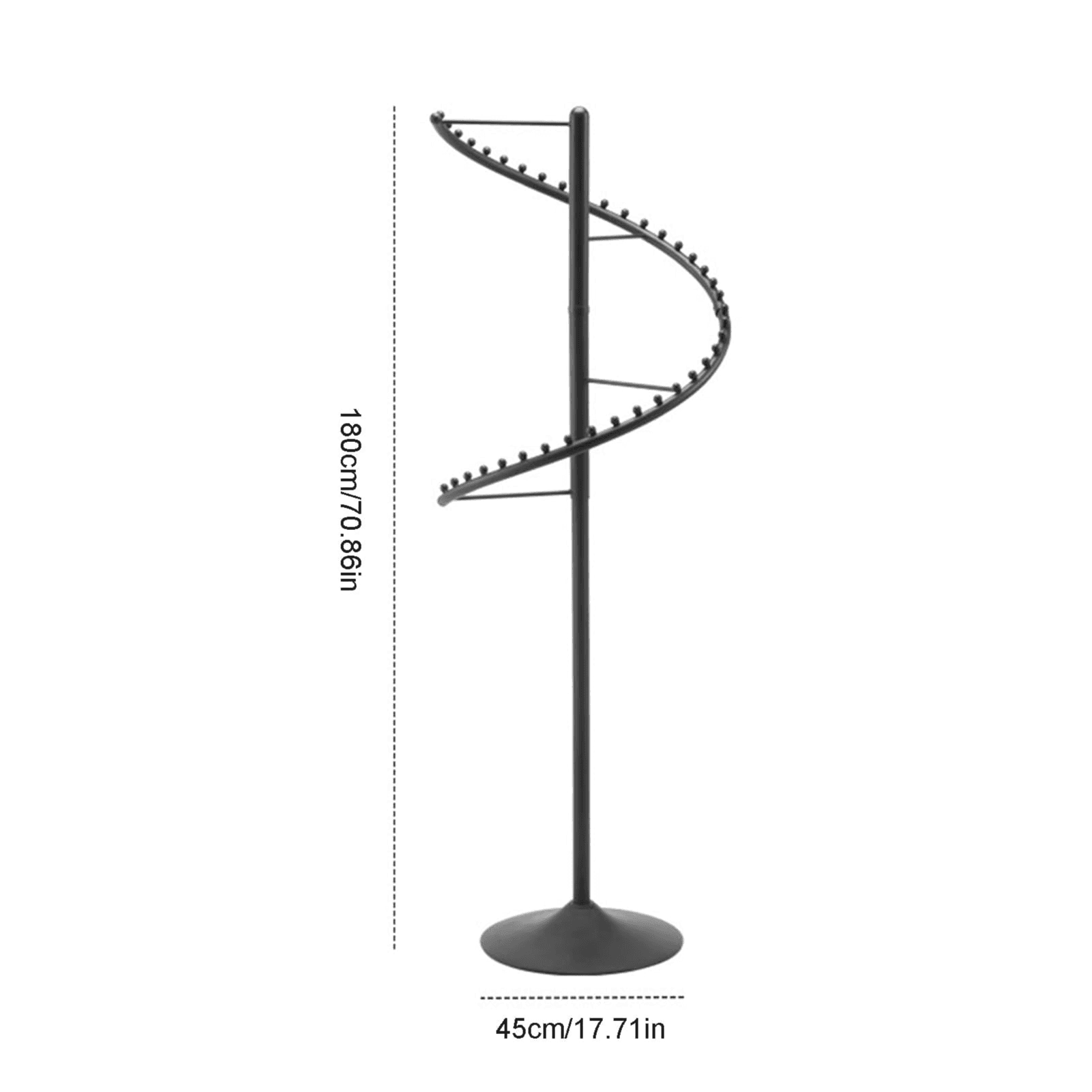Spiral Rotating Clothing Rack S