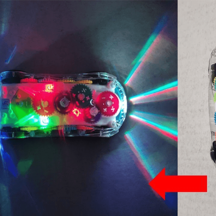 GEAR RACING AGES +3 DAZZLE STAGE PROJECT LIGHT 