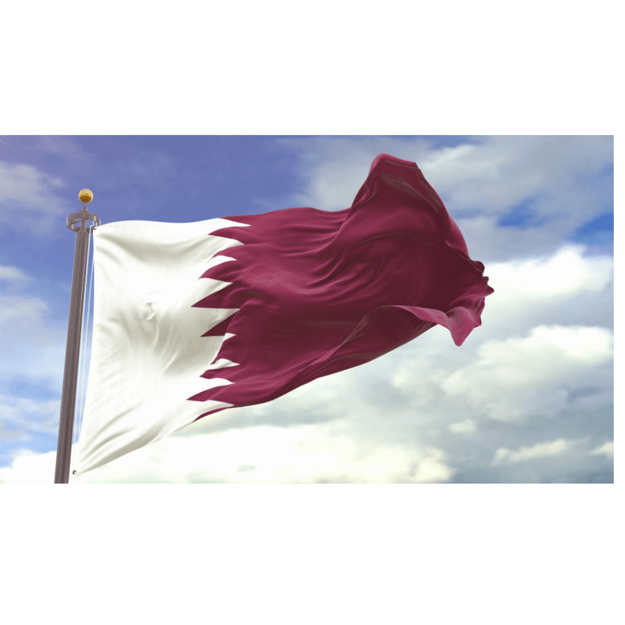 Qatar National Flag 3 meter Quality cloth