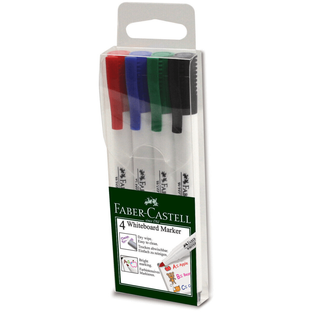 Faber Castell White board marker 4 colur darker ink