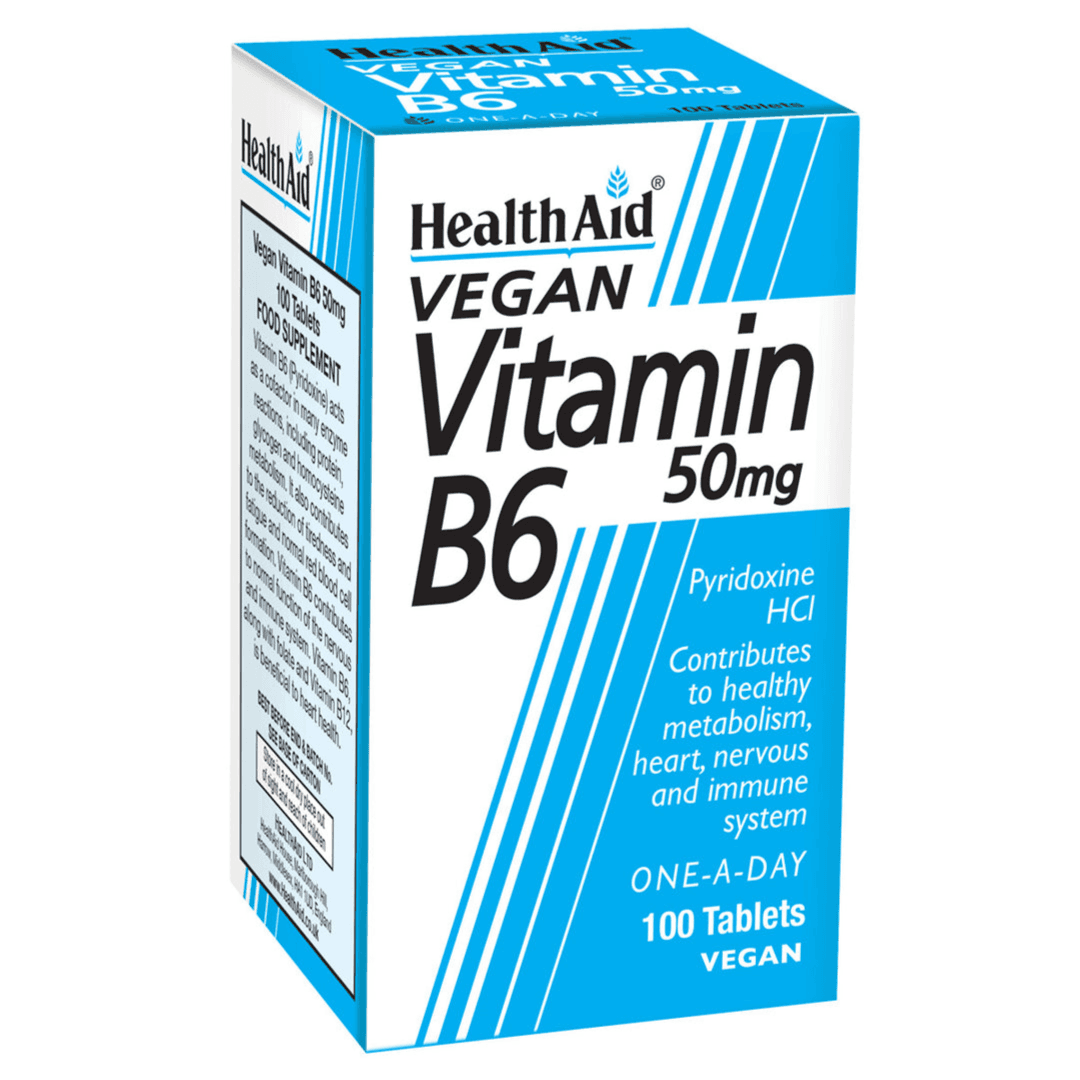 Healthaid Vitamin b6 50mg 100's