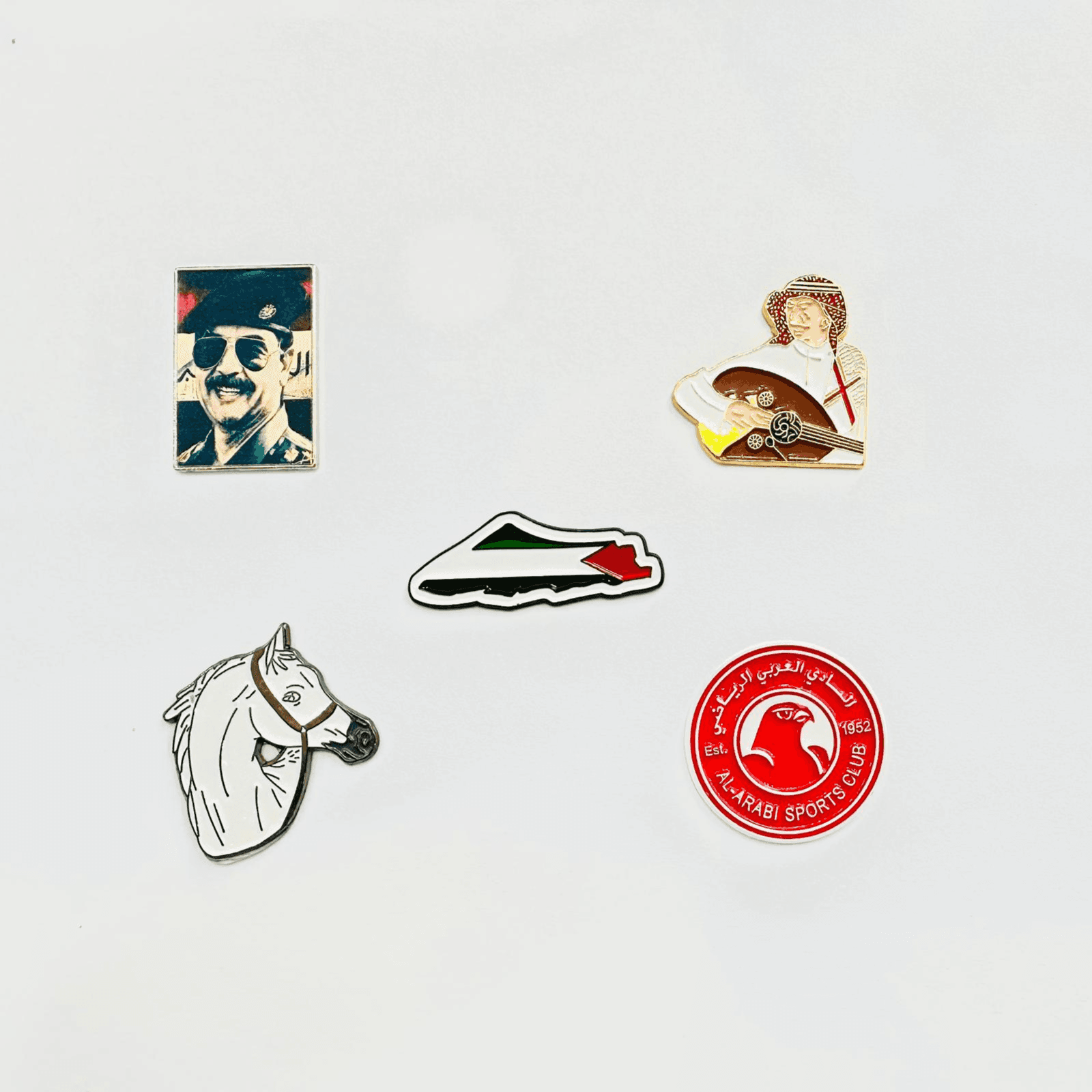 Metal 3D Stickers Mixed Combo  For Mobile Phones, Laptops And More - 5 pcs