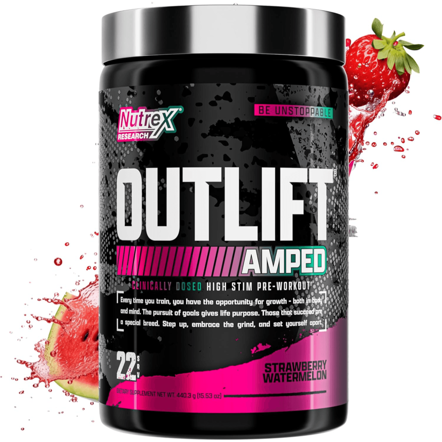 NUTREX OUTLIFT AMPED STRAWBERRY WATERMELON 22 SR