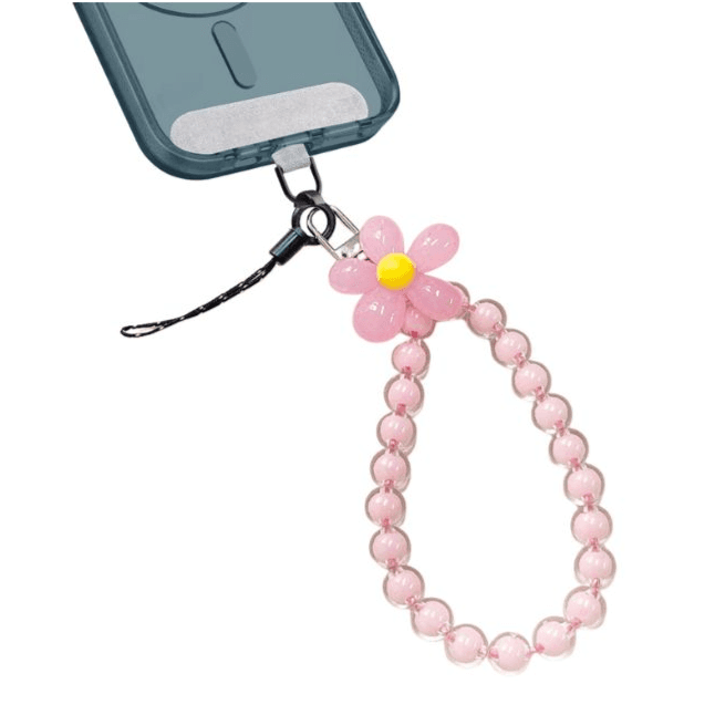 Phone Strap Flower Pink