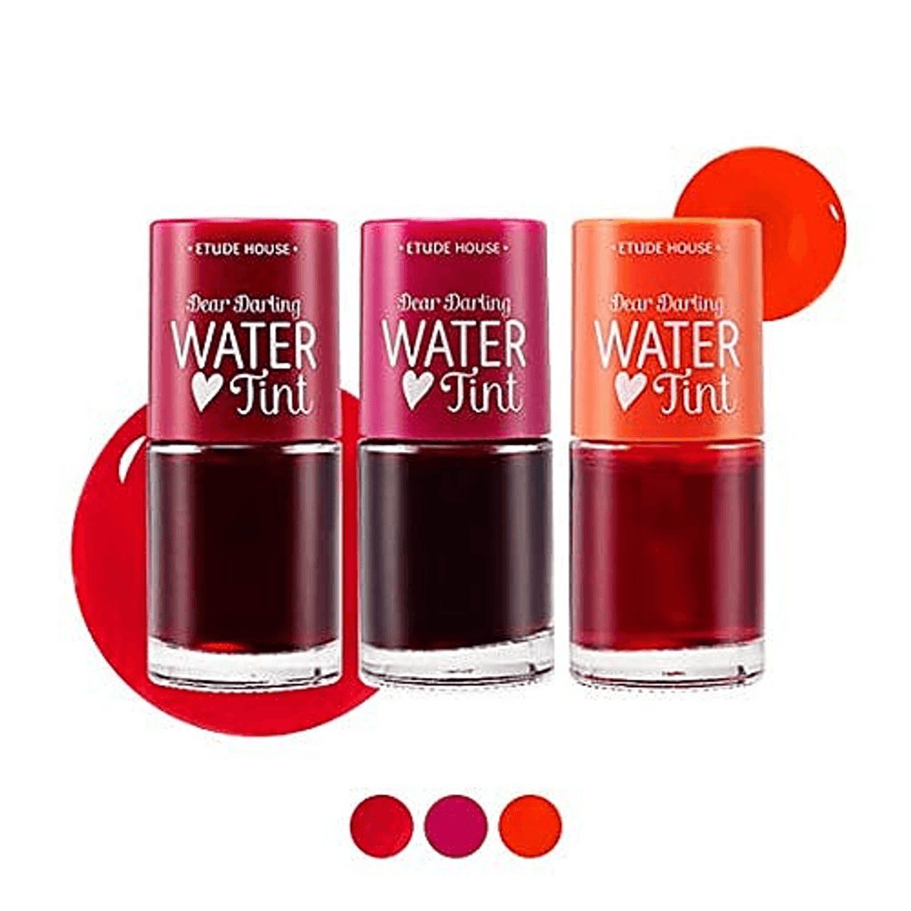 مجموعة ETUDE 3pics Hydratační tint na rty Dear Darling Water Tint (#01/#02/#03) مجموعة فائقة.