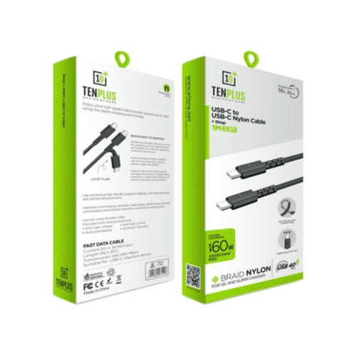 TENPLUS - USB-C to USB-C Nylon Cable (T3110)