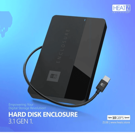 Hard drive enclosure case HEATZ ZL08