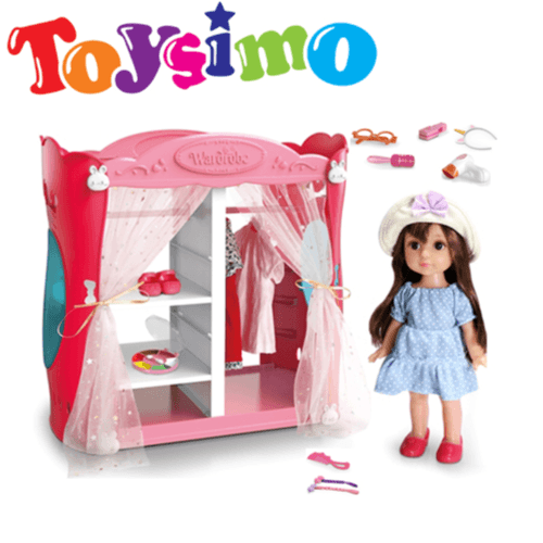 12-Inch Blonde Fashion Kids Doll Set