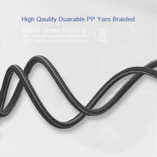 MOXEDO - USB-C TO 3.5mm AUX BRAIDED AUDIO CABLE (MX-AUX036-C) (Black)